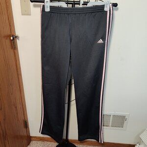 Adidas gray & pink track pants/joggers, excellent used condition, size S